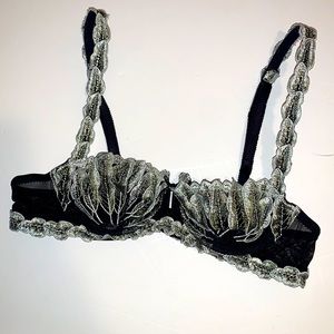 Lise Charmel Vintage 90’s Black Lacy Bra